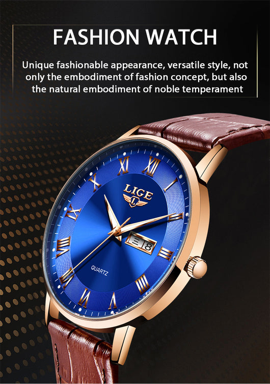 Reloj de Cuarzo Elegante para Mujer con Calendario Dual y Resistencia al Agua - Image 16