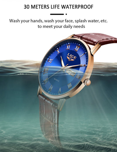 Reloj de Cuarzo Elegante para Mujer con Calendario Dual y Resistencia al Agua - Image 19
