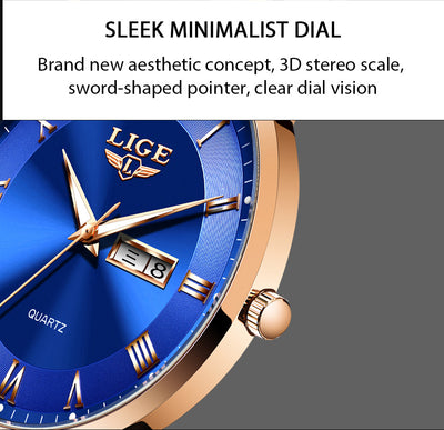 Reloj de Cuarzo Elegante para Mujer con Calendario Dual y Resistencia al Agua - Image 23