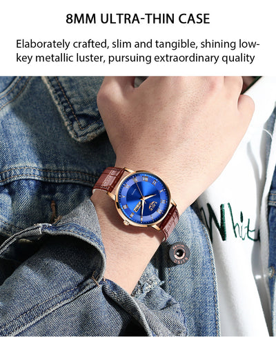 Reloj de Cuarzo Elegante para Mujer con Calendario Dual y Resistencia al Agua - Image 27