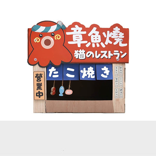 Rascador Gato Estilo Japonés Forma Pulpo con Casa - Image 13