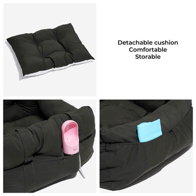 Asiento de Viaje Multifuncional para Mascotas - Transportín Seguro para Auto - Image 13