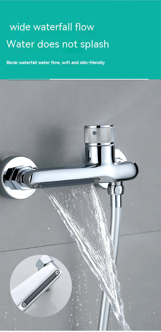 Grifo Mezclador de Ducha en Cobre con Válvula Termostática Agua Caliente y Fría - Image 7