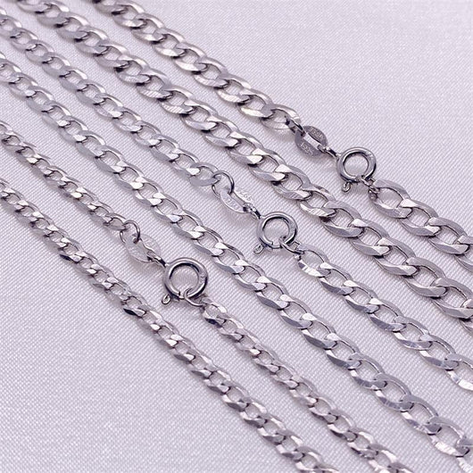 Cadena Cubana de Plata Esterlina S925 para Hombre - Collar Dominante de Clavícula - Image 12