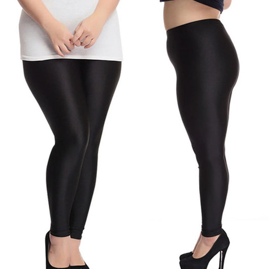 Leggins Negros Brillante - Efecto Espejo - Image 17