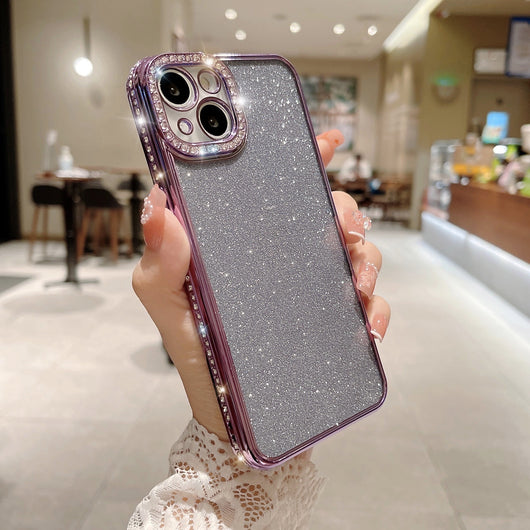 Funda Protectora Transparente con Brillo y Cristales Electrochapados - Image 20