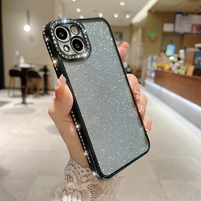 Funda Protectora Transparente con Brillo y Cristales Electrochapados - Image 23
