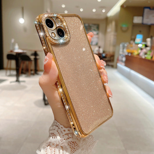Funda Protectora Transparente con Brillo y Cristales Electrochapados - Image 24