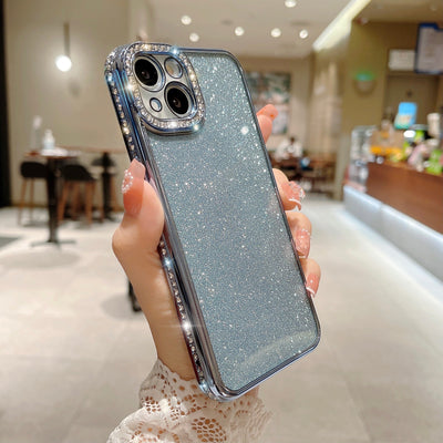 Funda Protectora Transparente con Brillo y Cristales Electrochapados - Image 25