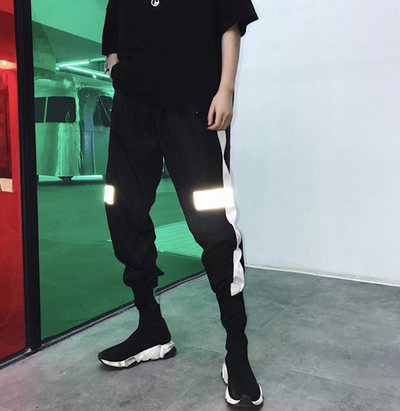 Pantalones Casuales Reflectantes para Hombre - Comodidad y Seguridad - Image 12