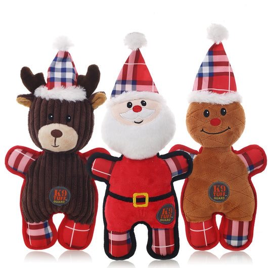 Juguete Interactivo Husky Navideño Resistente a Mordidas con Sonido - Image 12