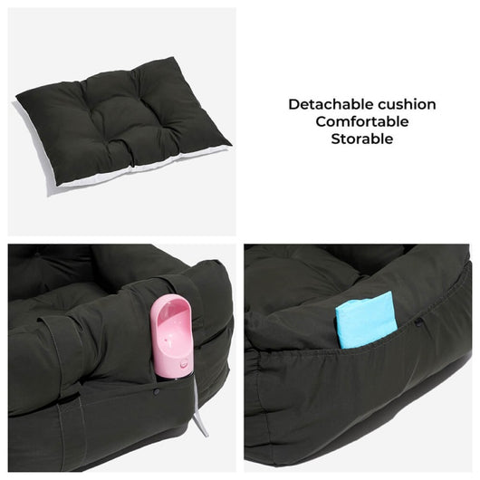 Asiento de Viaje Multifuncional para Mascotas - Transportín Seguro para Auto - Image 23