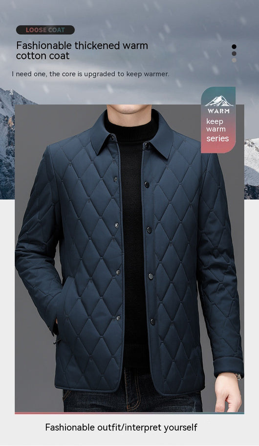Chaqueta de Negocios Acolchada en Algodón - Cómoda y Elegante para Hombre - Image 33