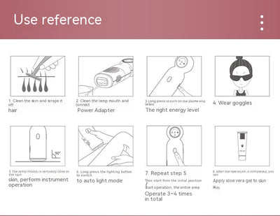 Dispositivo de Depilación Láser IPL Zafiro con Rejuvenecimiento de Piel - Image 32
