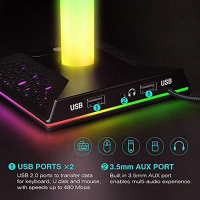 Soporte para Auriculares con Iluminación Ambiental RGB - Image 10