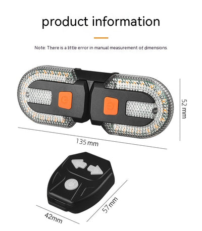 Luz Trasera Inteligente para Bicicleta con Control Remoto y Carga USB - Image 9