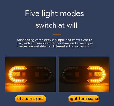 Luz Trasera Inteligente para Bicicleta con Control Remoto y Carga USB - Image 13