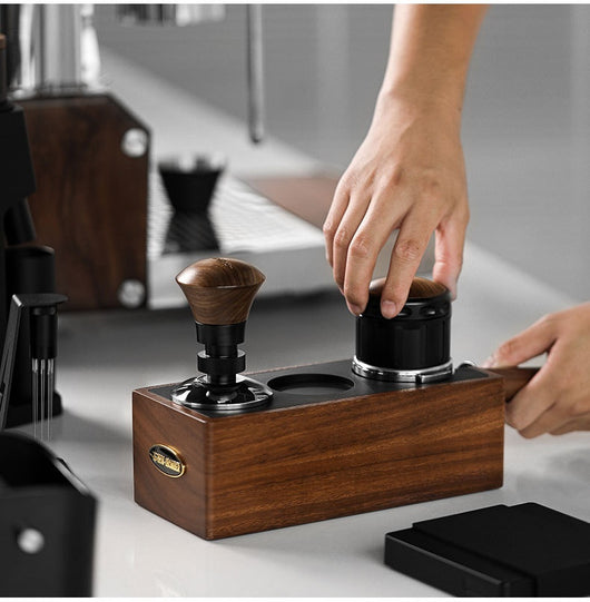 Soporte Tamper Bomber con Base de Nogal - Sistema de Almacenamiento Presión - Image 13
