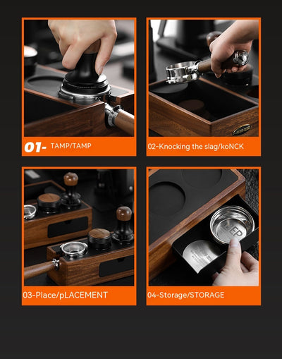 Soporte Tamper Bomber con Base de Nogal - Sistema de Almacenamiento Presión - Image 17
