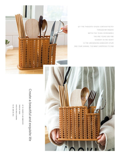 Caja Organizadora de Palillos Tejida con Diseño Calado - Image 25