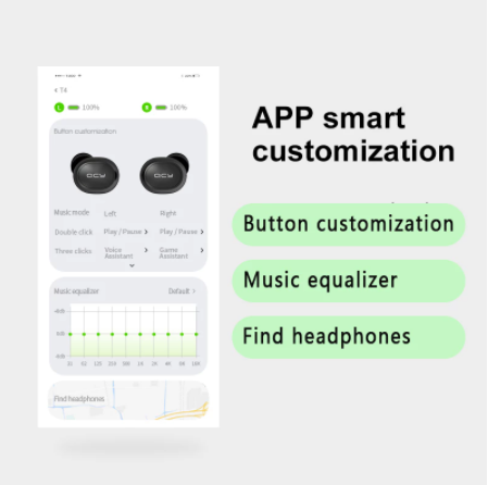Audífonos Inalámbricos Invisibles QCY T4 - Mini Auriculares In-Ear