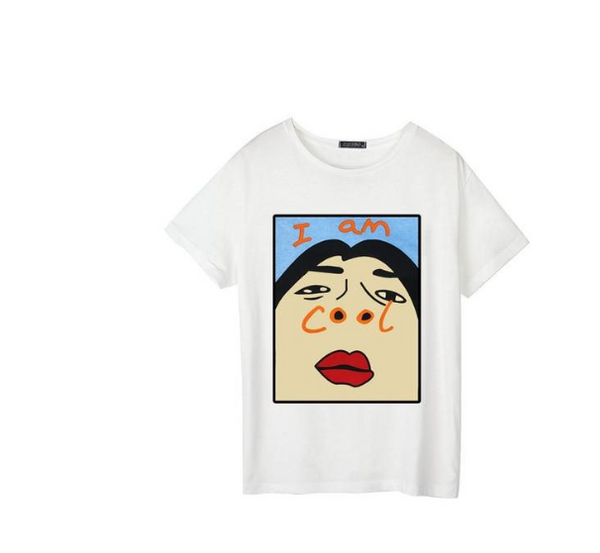 Blusa Base Estampada Primavera Talla Grande para Mujer con Diseño Europeo y Americano
