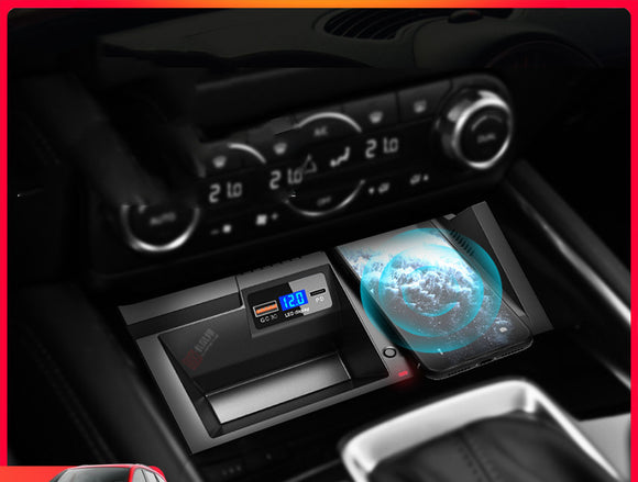 Cargador Inalámbrico para Auto CX-4 - Carga Rápida y Segura