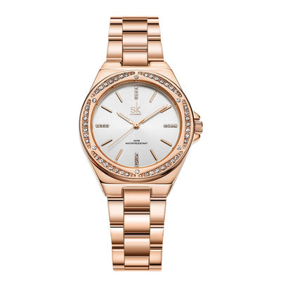 Reloj de Cuarzo para Mujer con Cristales de Circón - Diseño Minimalista - Image 11