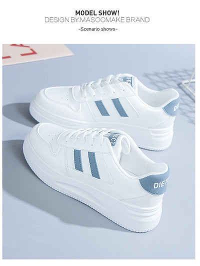 Tenis Blancos de Cuero para Mujer - Estilo Casual Deportivo Versátil - Image 14