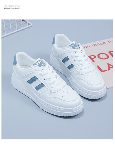 Tenis Blancos de Cuero para Mujer - Estilo Casual Deportivo Versátil - Image 16
