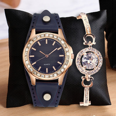 Reloj de Lujo Ligero con Pulsera de Diamantes Completa para Mujer - Image 11
