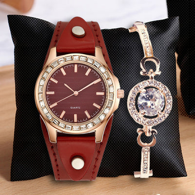 Reloj de Lujo Ligero con Pulsera de Diamantes Completa para Mujer - Image 15