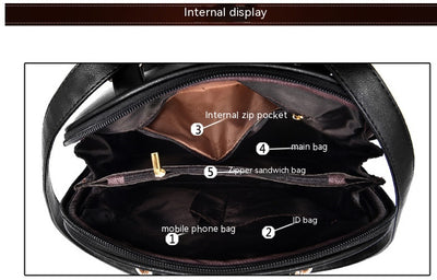 Mochila Bolso Convertible de Piel Sintética para Mujer - Image 17
