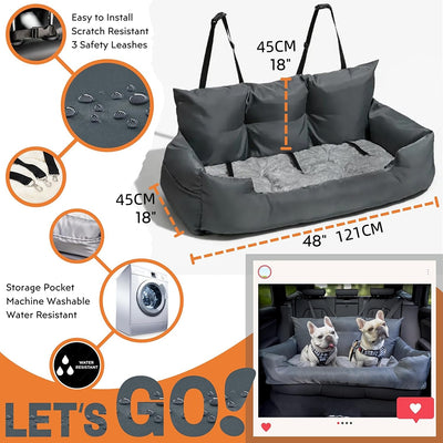 Protector de Asiento para Mascotas - Colchoneta Impermeable para Auto - Image 33
