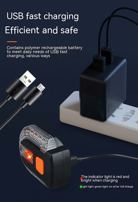 Luz Trasera Inteligente para Bicicleta con Control Remoto y Carga USB - Image 36