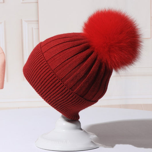 Gorro de Lana Coreano para Mujer - Otoño Invierno - Image 16