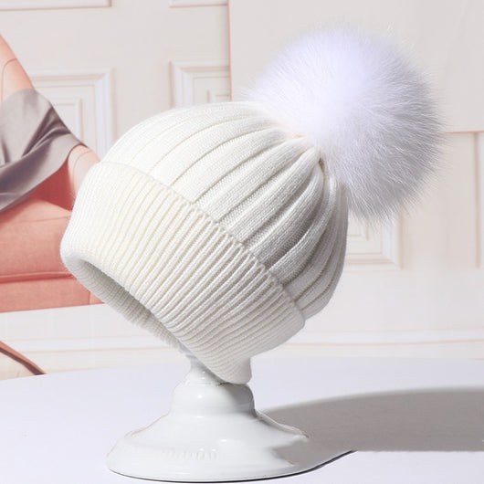 Gorro de Lana Coreano para Mujer - Otoño Invierno - Image 19