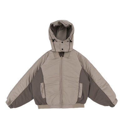 Chaqueta Acolchada con Cierre Funcional y Capucha - Abrigo de Algodón Grueso Estilo Aviador - Image 15