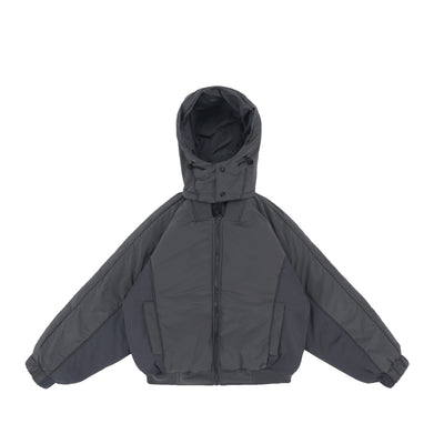 Chaqueta Acolchada con Cierre Funcional y Capucha - Abrigo de Algodón Grueso Estilo Aviador - Image 16