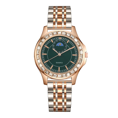 Reloj de Acero Inoxidable con Strass para Mujer - Temperamento Elegante - Image 15
