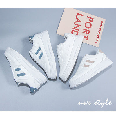Tenis Blancos de Cuero para Mujer - Estilo Casual Deportivo Versátil - Image 23