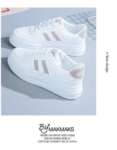 Tenis Blancos de Cuero para Mujer - Estilo Casual Deportivo Versátil - Image 33
