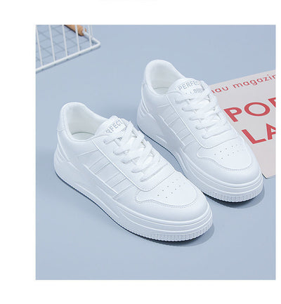 Tenis Blancos de Cuero para Mujer - Estilo Casual Deportivo Versátil - Image 36
