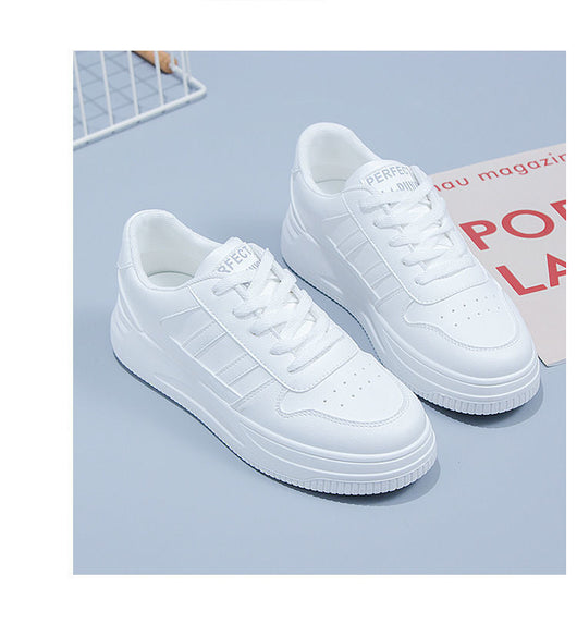 Tenis Blancos de Cuero para Mujer - Estilo Casual Deportivo Versátil - Image 36