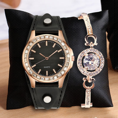 Reloj de Lujo Ligero con Pulsera de Diamantes Completa para Mujer - Image 19