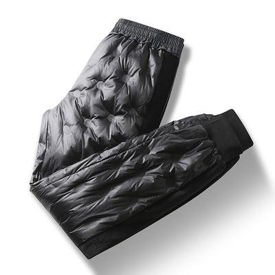Pantalones Acolchados de Invierno con Cintura Elástica para Hombre - Image 8