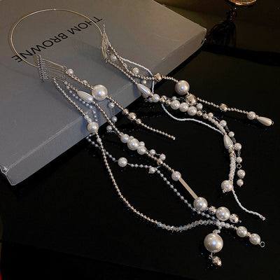 Cadena de Perlas de Cristal Geométrico para el Cabello - Image 13