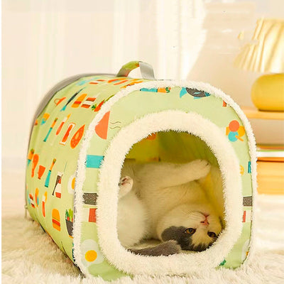 Nido Felino Cerrado Antiderrumbe con Cojín Removible y Lavable - Image 10