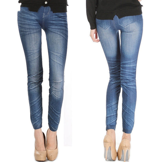 Leggings Denim Ajustados Corte 9/10 - Image 8