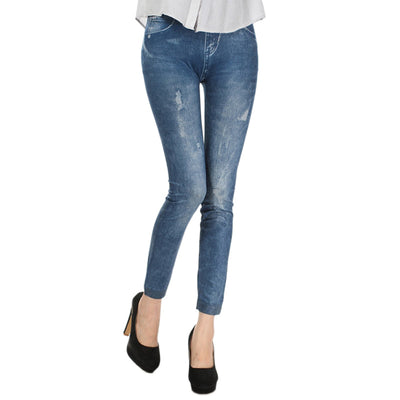 Leggings Denim Ajustados Corte 9/10 - Image 9